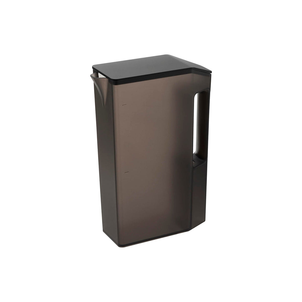Yamazaki Tower Slim Cold Water Pitcher with Handle 2 L, Slim 2 L Cold Water Pitcher With a Handle That Is Easy to Grip and Pour, Marks at 1 L and 2 L, Fits a Refrigerator Door Pocket, Hand Wash, 8.1 x 19.7 x 27.5 cm and 490 g, White or Black