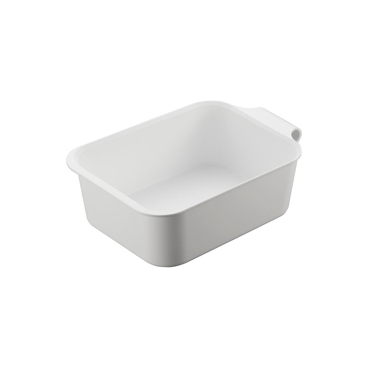 Yamazaki Tower Magnetic and Hanging Bucket 7.5 L, 7.5 L Rectangular Bucket That Floats on a Steel Wall by Magnet or Hangs on a Pole up to 3 cm, Soaks Clothes, Fits a Washbasin, Drain Plug, 36.5 x 24.3 x 13.3 cm and 630 g, White or Black