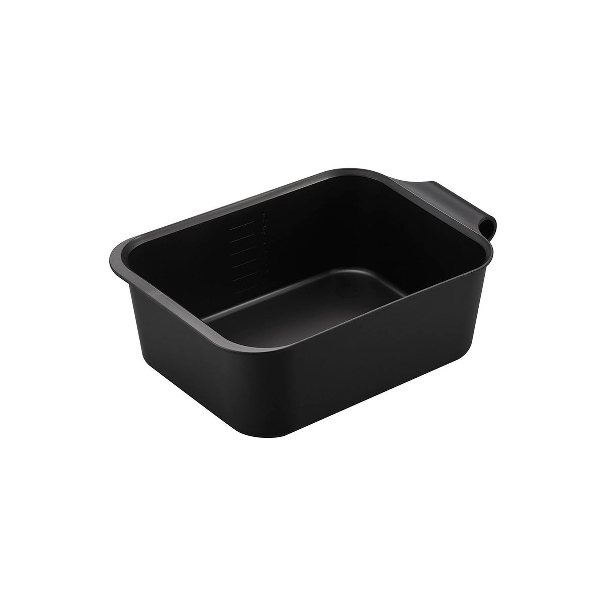 Yamazaki Tower Magnetic and Hanging Bucket 7.5 L, 7.5 L Rectangular Bucket That Floats on a Steel Wall by Magnet or Hangs on a Pole up to 3 cm, Soaks Clothes, Fits a Washbasin, Drain Plug, 36.5 x 24.3 x 13.3 cm and 630 g, White or Black
