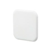 Yamazaki Tower Magnetic Bathroom Silicone Sponge, Soft Silicone Washroom Sponge That Sticks to a Steel Wall by Magnet so You Can Clean as Soon as You See Dirt, Lathers Well, Dishwasher Safe, 7.5 x 7.5 x 3 cm and 35 g, White or Black