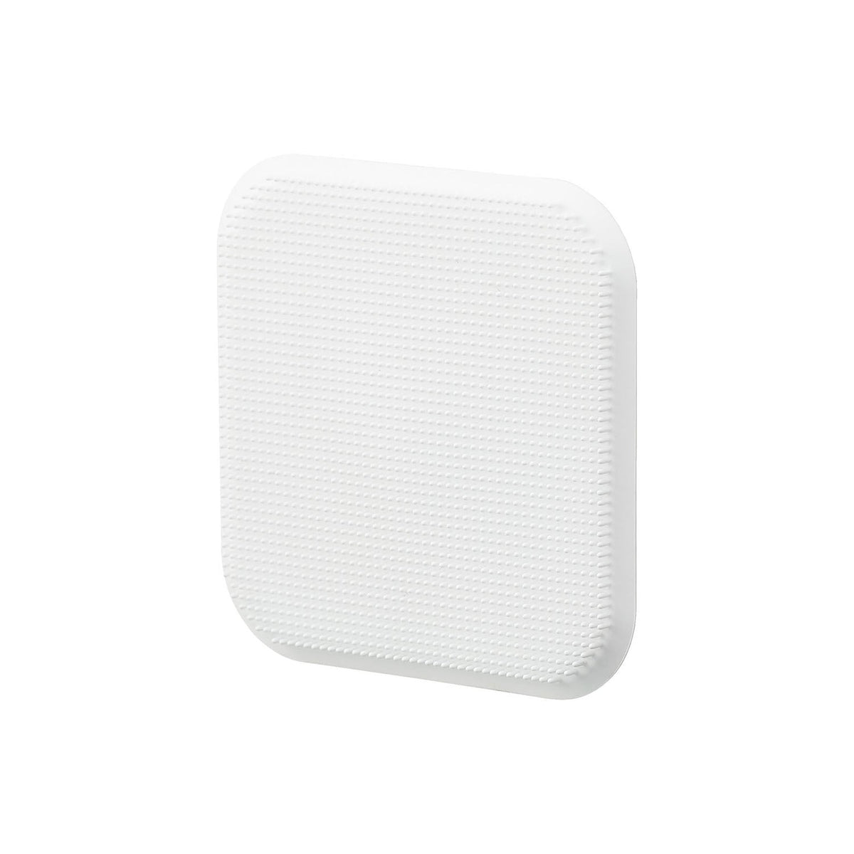 Yamazaki Tower Magnetic Bathroom Silicone Sponge, Soft Silicone Washroom Sponge That Sticks to a Steel Wall by Magnet so You Can Clean as Soon as You See Dirt, Lathers Well, Dishwasher Safe, 7.5 x 7.5 x 3 cm and 35 g, White or Black