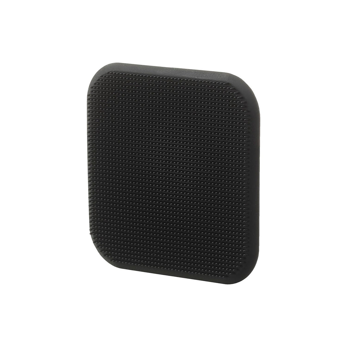 Yamazaki Tower Magnetic Bathroom Silicone Sponge, Soft Silicone Washroom Sponge That Sticks to a Steel Wall by Magnet so You Can Clean as Soon as You See Dirt, Lathers Well, Dishwasher Safe, 7.5 x 7.5 x 3 cm and 35 g, White or Black