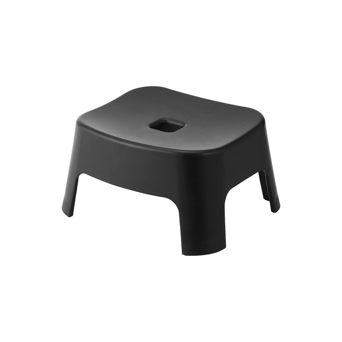 Yamazaki Tower Magnetic Kids Bath Stool 13 cm, Small Bath Stool for Children That Floats on a Steel Bathroom Wall by Magnet to Save Space and Dry, 13 cm Seat for Small Children, For Age 3 and Up, 25.5 x 21 x 13 cm and 425 g, White or Black