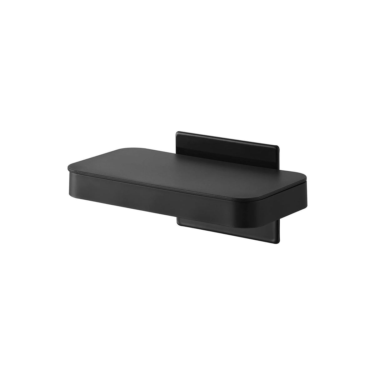 Yamazaki Tower Magnetic Poly Bag Holder with Lid, Lidded Holder with a Magnet that Hangs a Poly Bag on a Steel Kitchen Panel so You Can Slide Scraps In, Lid Hides the Waste, 18 x 10.5 x 8 cm and 340 g, White or Black