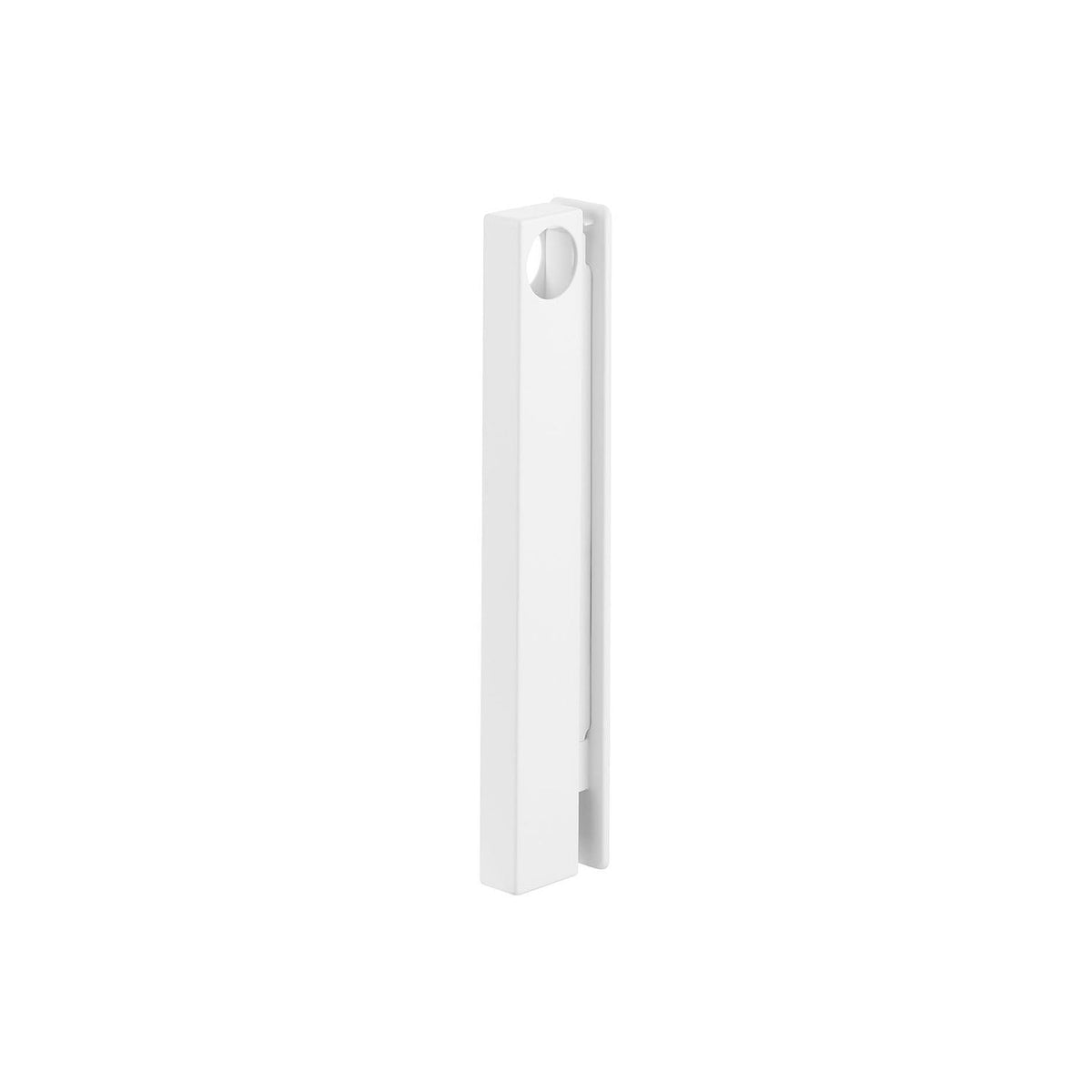 Yamazaki Tower Wall Folding Pole Holder Set of 2, Pair of Wall Arms That Hold a Laundry Pole for Indoor Drying and Fold Flat With the Pole Still On, Holds 10 kg, 4 x 34.9 x 34 cm in use and 1460 g, White or Black