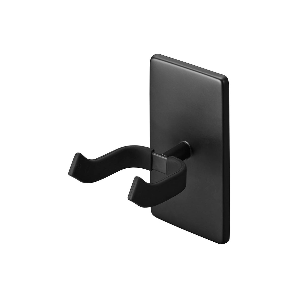 Yamazaki Tower Wall Guitar Hook for Plasterboard Walls, Wall Hook Fixed With Plasterboard Pins That Floats a Stringed Instrument for Display, Silicone Cap Is Gentle on the Instrument, Holds 6 kg, 8 x 11.5 x 14 cm and 270 g, White or Black