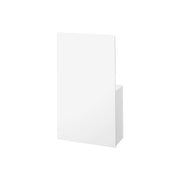 Yamazaki Tower Hidden Magnetic Wrap Holder, Holder With Cover That Sticks to a Refrigerator Side or Steel Kitchen Panel by Strong Magnet, Holds 1.5 kg, 17.8 x 8.3 x 33.5 cm and 1200 g, White or Black