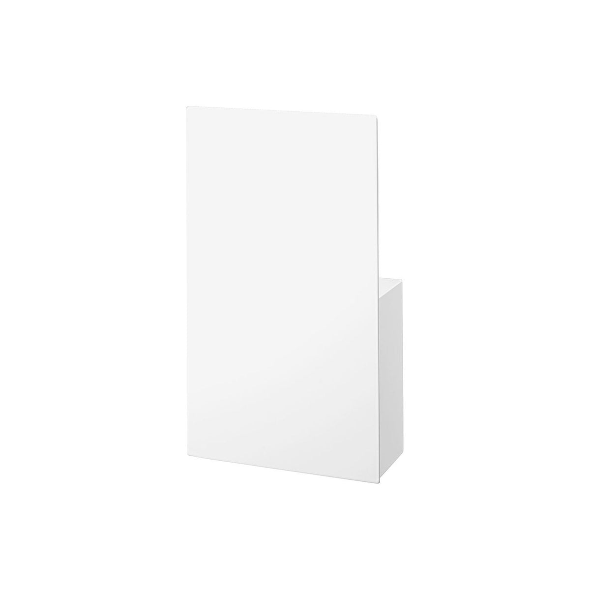 Yamazaki Tower Hidden Magnetic Wrap Holder, Holder With Cover That Sticks to a Refrigerator Side or Steel Kitchen Panel by Strong Magnet, Holds 1.5 kg, 17.8 x 8.3 x 33.5 cm and 1200 g, White or Black