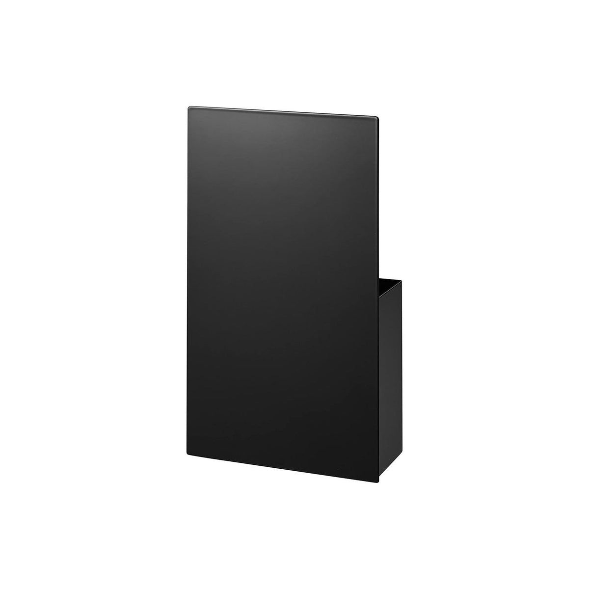 Yamazaki Tower Hidden Magnetic Wrap Holder, Holder With Cover That Sticks to a Refrigerator Side or Steel Kitchen Panel by Strong Magnet, Holds 1.5 kg, 17.8 x 8.3 x 33.5 cm and 1200 g, White or Black
