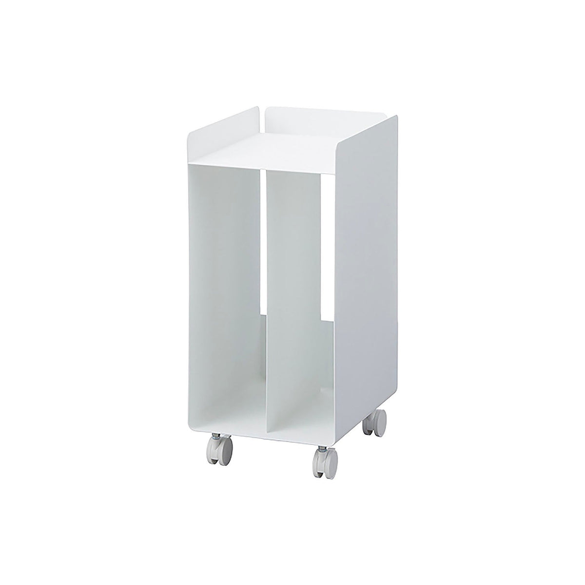 Yamazaki Tower Under-Piano Sheet Music Wagon, Compact Wagon on Casters That Fits Under the Piano and Keeps Sheet Music at Your Feet, Casters Have Stoppers, Holds 4 kg Per Section, 20 x 25 x 43.5 cm and 3800 g, White or Black