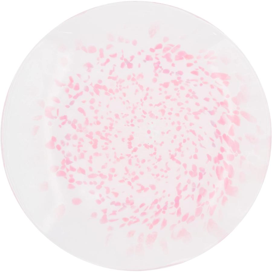 ADERIA Tsugaru Vidro Sakura Sakura Glass Small Plate 18.5 cm