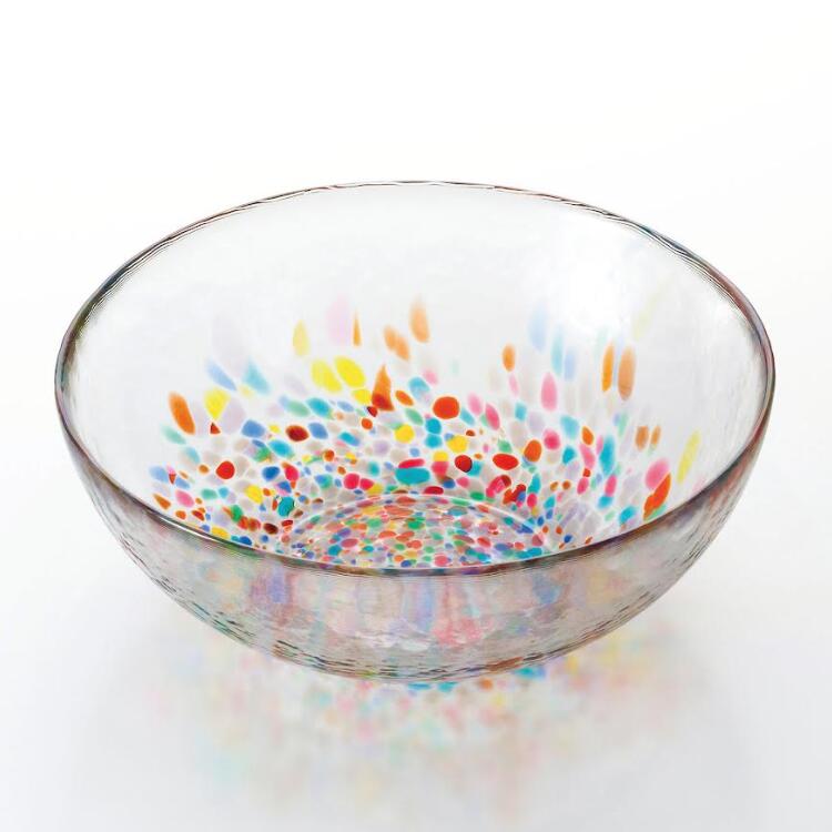 ADERIA Tsugaru Vidro Nebuta Glass Serving Bowl