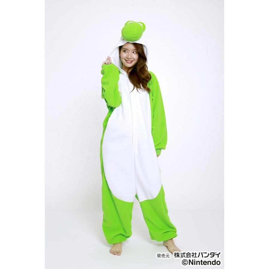Nintendo Super Mario Yoshi Fleece Kigurumi, Adult Size M