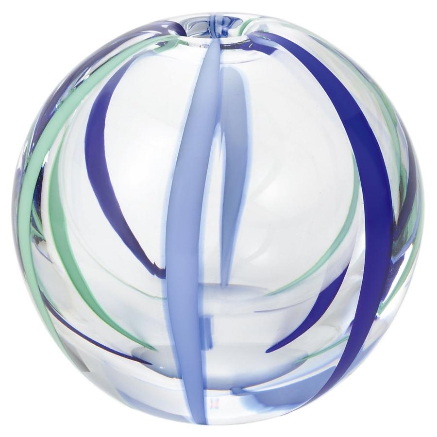 ADERIA Tsugaru Vidro Saite Temari Natsuzora Glass Bud Vase