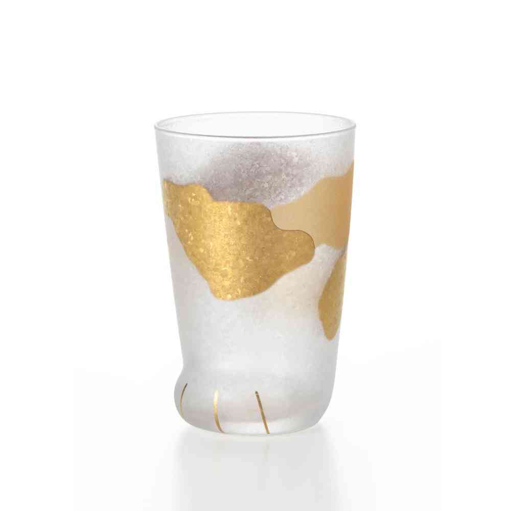 ADERIA Coconeco Cat Paw Glass With Gold Pattern