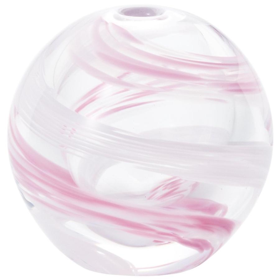 ADERIA Tsugaru Vidro Saite Temari Sakura Nagashi Glass Bud Vase