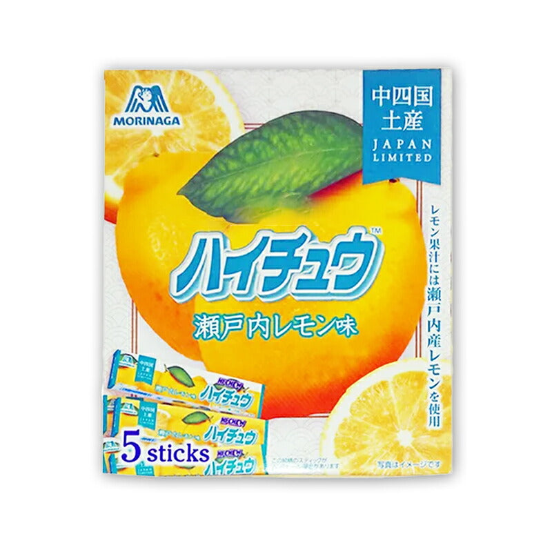Morinaga Hi-Chew Chugoku-Shikoku Setouchi Lemon Soft Chewy Candy, 5 Sticks
