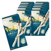 Pocky Double Layer Vanilla White Chocolate Biscuit Sticks, Madagascar Vanilla, 10 Boxes of 2 Packs