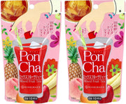 PonCha Freeze-Dried Mixed-Fruit Tea — Ten Single-Serve Cubes
