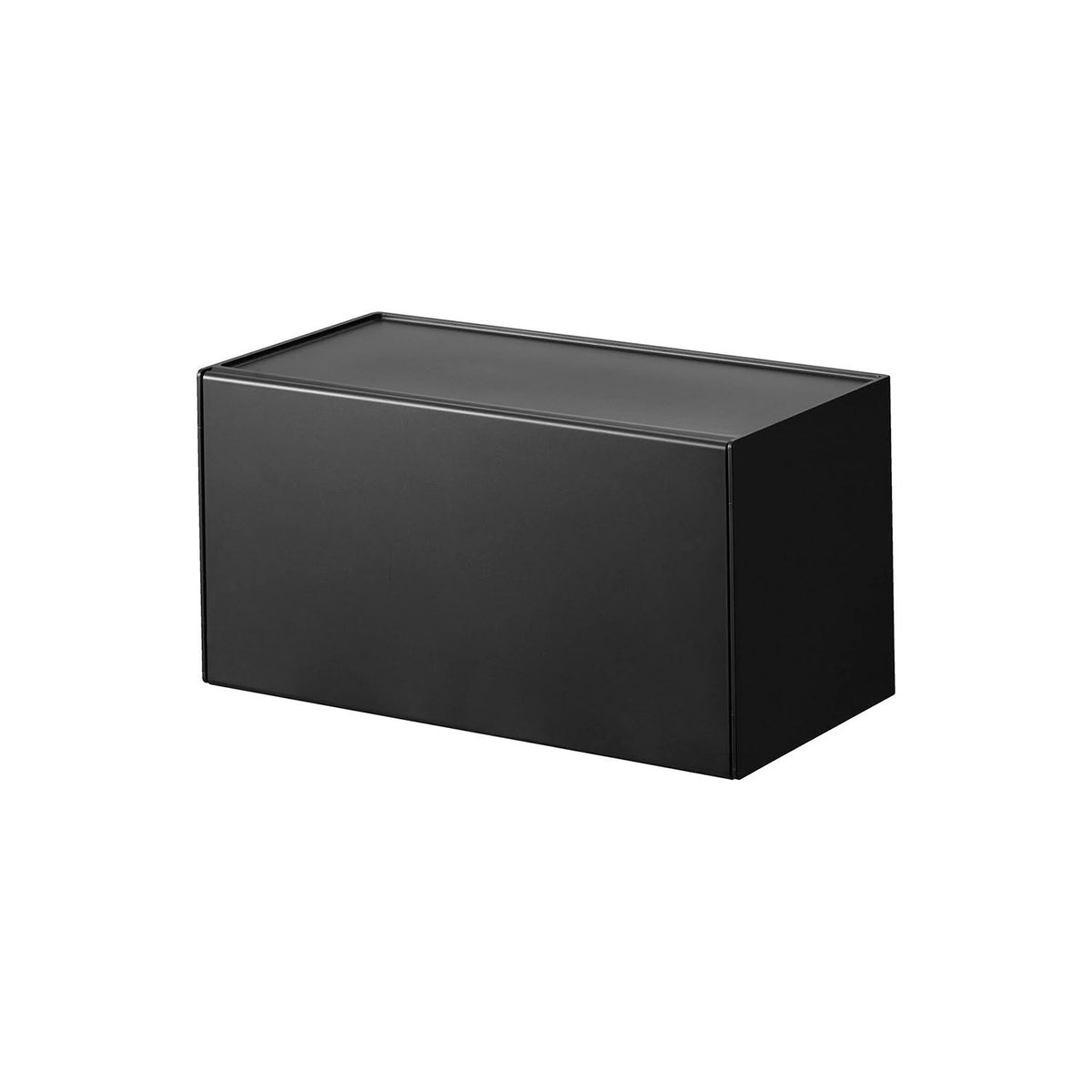 Yamazaki Tower Wall Paper Towel Dispenser with Tray, Box Fixed With Plasterboard Pins on a Washroom or Toilet Wall That Gives Paper Towels One-Handed, Wide Front Lid for Easy Refills, 1 kg Tray on Top, 26 x 13.5 x 13.6 cm and 620 g, White or Black