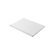 Yamazaki Tower Printer Rack on Casters, Low Rack on Casters for an A4 Printer That Pulls Out Only When You Print and Slides Under the Desk, Handle and Casters, Holds 30 kg, 46 x 35 x 5.5 cm and 2050 g, White or Black