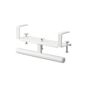 Yamazaki Tower Desk-Side School Bag and Backpack Hanger, Clamp-On Hanger for a Desk or Counter Side That Hangs a School Bag or Backpack While Items Are Taken Out, Holds 10 kg, Tops 1.2 to 5 cm Thick, 26.2 x 7.4 x 14 cm and 700 g, White or Black
