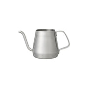 KINTO Pour-Over Kettle, Pour-Over Kettle 430 mL in Stainless for Pour-Over Coffee, Gooseneck Spout, Direct Flame Not Induction, Dishwasher Safe, Made in China, 17.8 x 9 x 9 cm and 190 g, Stainless