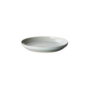 KINTO RIM Porcelain Plate 160 mm, RIM Porcelain Plate 160 mm in Earth Grey or Matte Black, Microwave and dishwasher safe, Made in Japan, 16 x 16 x 2.5 cm and 250 g, Earth Grey or Matte Black