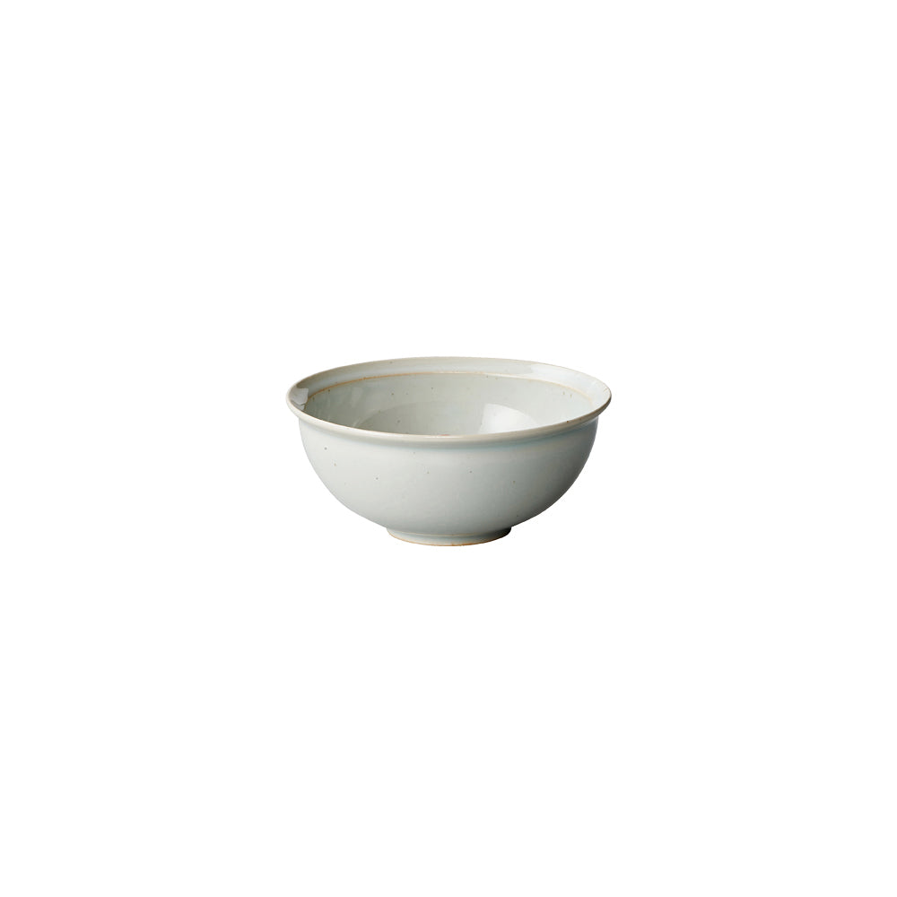 KINTO RIM Porcelain Bowl 110 mm, RIM Porcelain Bowl 110 mm in Earth Grey or Matte Black Holding 240 mL, Microwave and dishwasher safe, Made in Japan, 11 x 11 x 5 cm and 120 g, Earth Grey or Matte Black