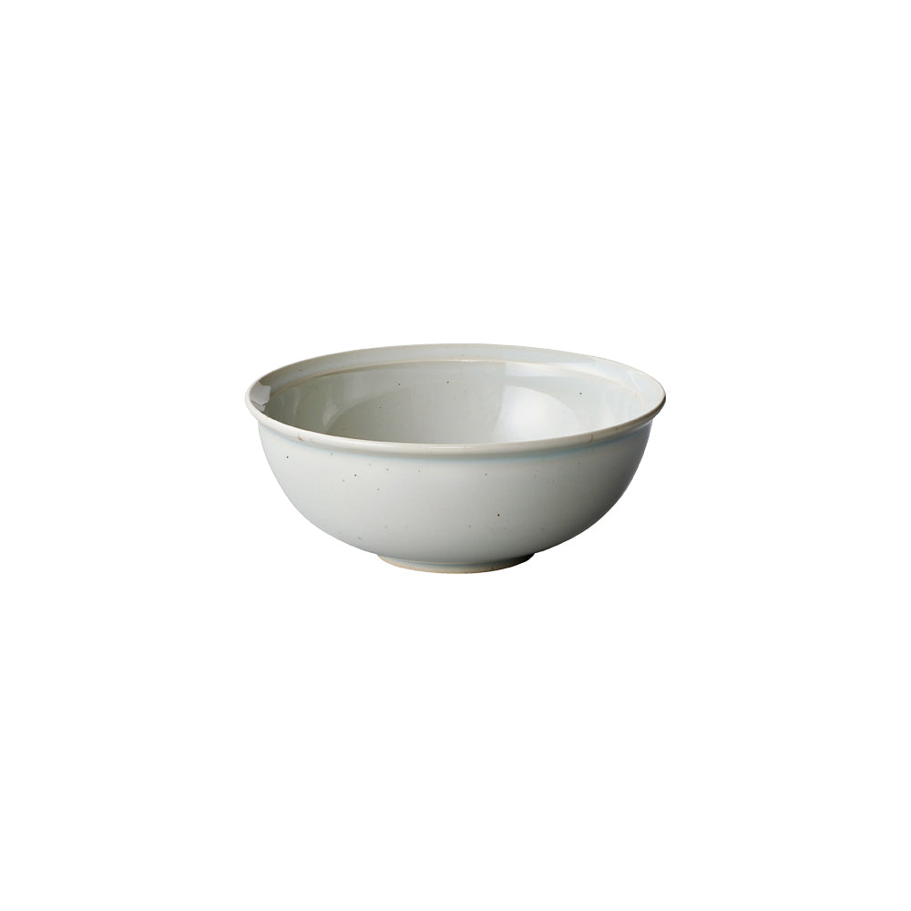KINTO RIM Porcelain Bowl 140 mm, RIM Porcelain Bowl 140 mm in Earth Grey or Matte Black Holding 480 mL, Microwave and dishwasher safe, Made in Japan, 14 x 14 x 5.5 cm and 220 g, Earth Grey or Matte Black