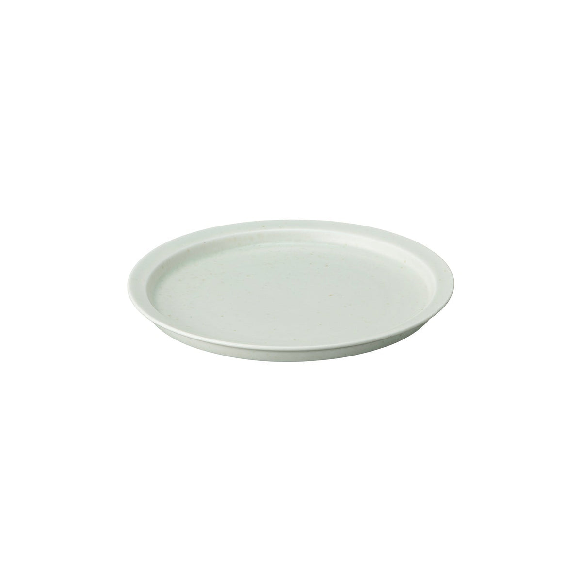 KINTO Porcelain Plate 170 mm Earth Grey, Earth Grey Porcelain Plate 170 mm for cake or a side dish, Microwave and Dishwasher Safe, Made in Japan, 17 x 17 x 2 cm and 280 g, Earth Grey