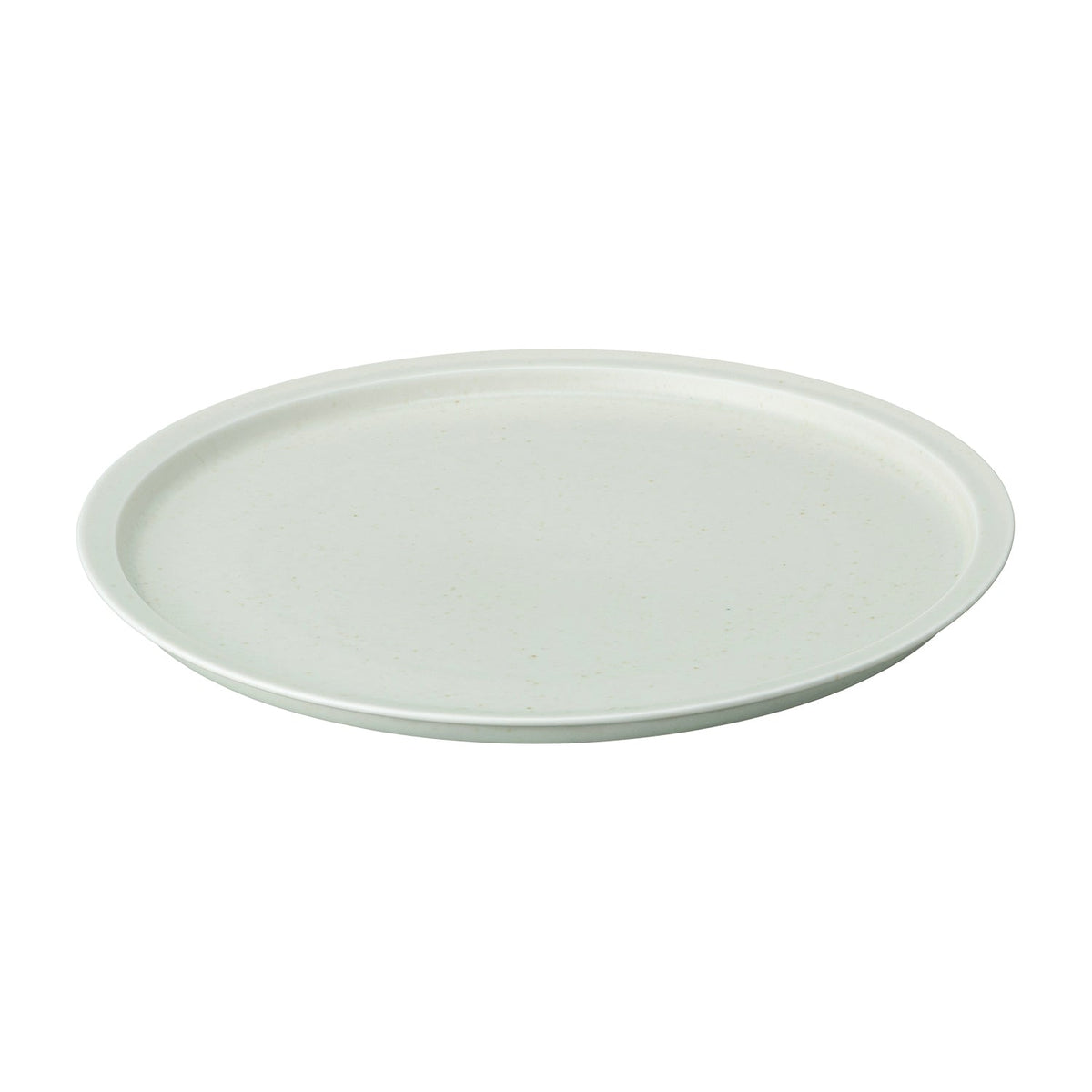 KINTO Porcelain Plate 260 mm Earth Grey, Earth Grey Porcelain Plate 260 mm for a main dish, Microwave and Dishwasher Safe, Made in Japan, 26 x 26 x 2.5 cm and 750 g, Earth Grey
