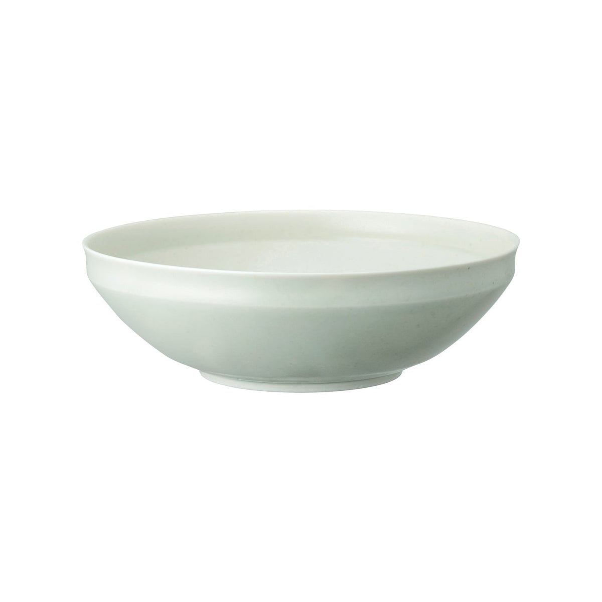 KINTO Porcelain Bowl 220 mm Earth Grey, Earth Grey Porcelain Bowl 220 mm Holding 1500 mL for noodles or salad, Microwave and Dishwasher Safe, Made in Japan, 22 x 22 x 7 cm and 600 g, Earth Grey