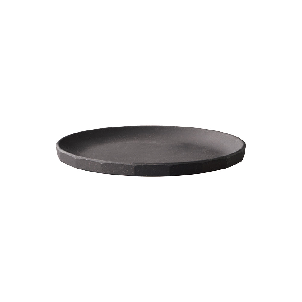 KINTO ALFRESCO Melamine Resin Plate 190 mm, ALFRESCO Melamine Resin Plate 190 mm in Beige or Black, Dishwasher safe, Made in China, 19 x 19 x 1.5 cm and 190 g, Beige or Black
