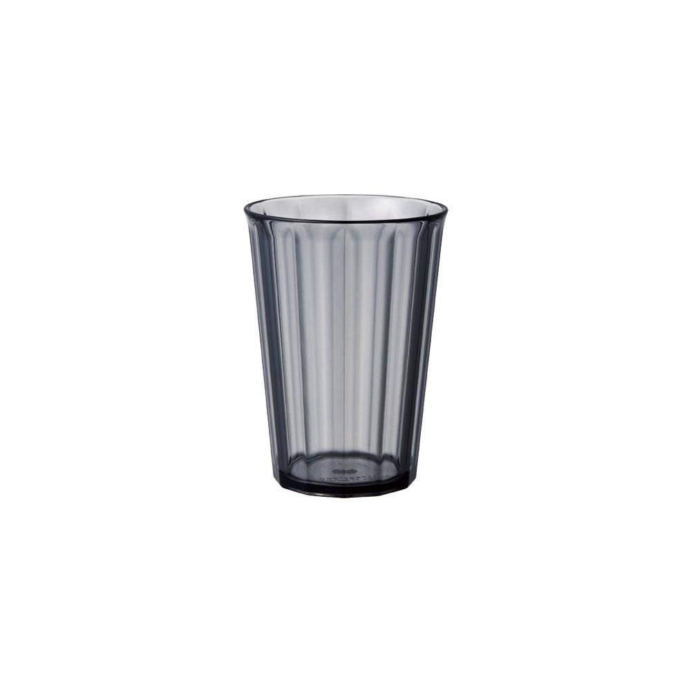KINTO ALFRESCO As Resin Tumbler 90 mm, ALFRESCO As Resin Tumbler 90 mm in Clear or Smoke Holding 420 mL, Dishwasher safe, Made in China, 9 x 9 x 12.3 cm and 110 g, Clear or Smoke