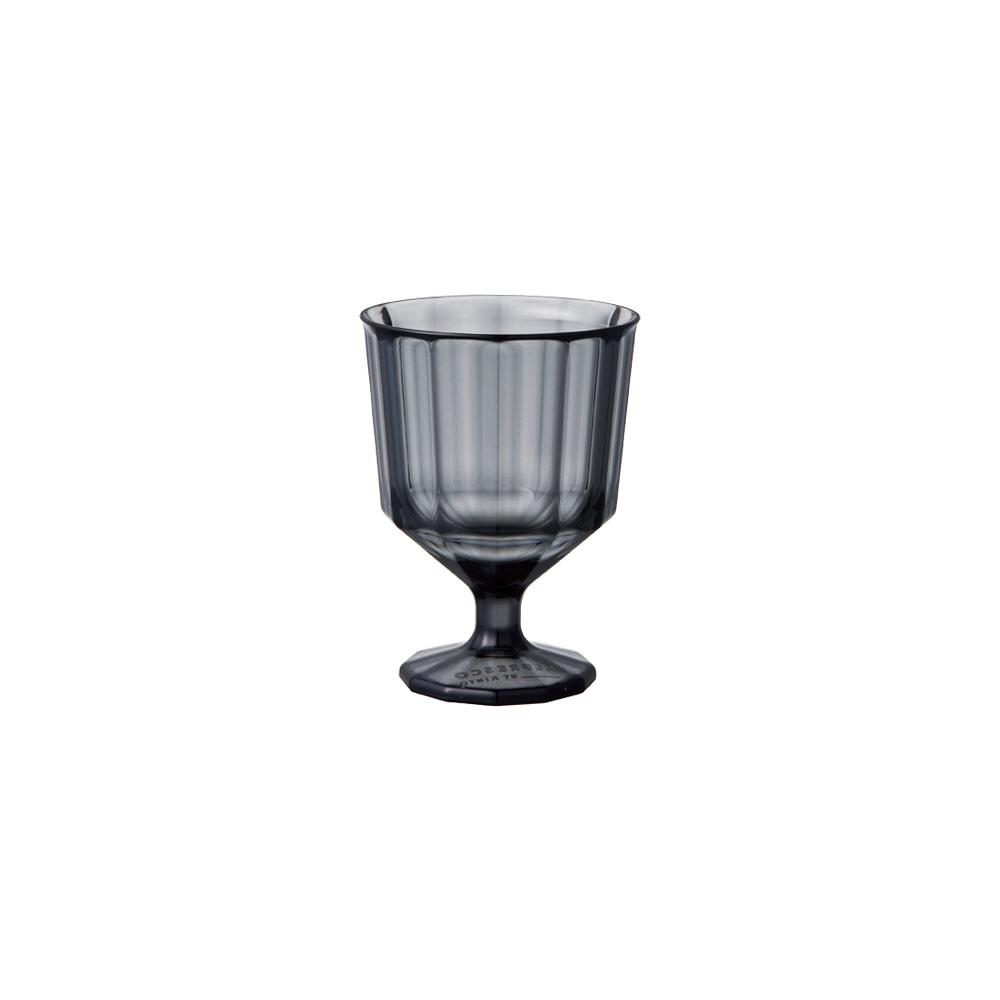 KINTO ALFRESCO As Resin Wine Glass 85 mm, ALFRESCO As Resin Wine Glass 85 mm in Clear or Smoke Holding 250 mL, Dishwasher safe, Made in China, 8.5 x 8.5 x 11.5 cm and 95 g, Clear or Smoke