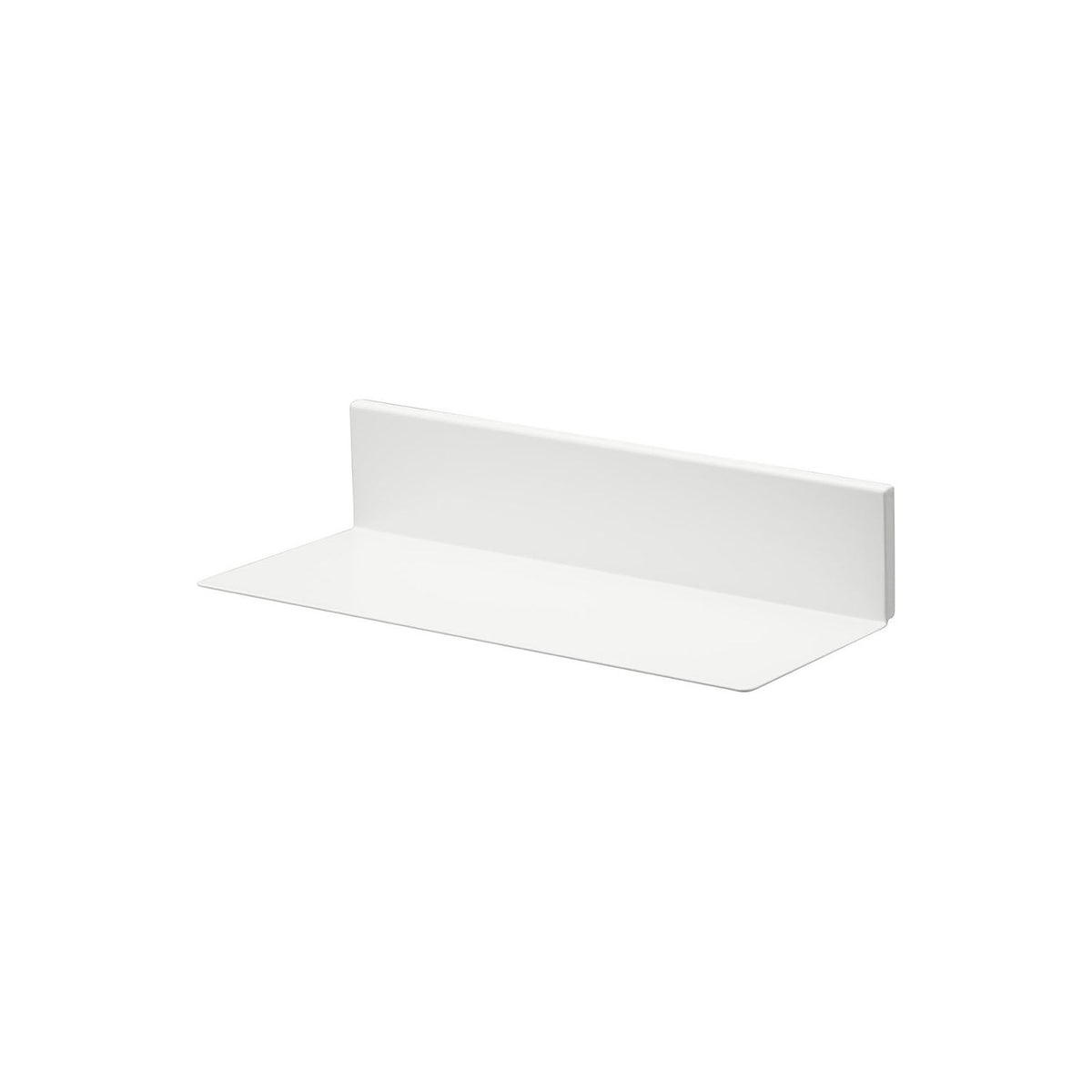 Yamazaki Tower Wall-Mounted Floating Toilet Shelf, Simple Shelf Fixed With Plasterboard Pins That Floats Toilet Rolls and Supplies Off the Floor, Pin Holes Are Hard to See, Holds 2 kg, 30 x 13 x 6.5 cm and 600 g, White or Black