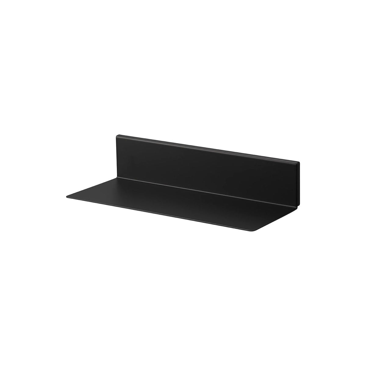 Yamazaki Tower Wall-Mounted Floating Toilet Shelf, Simple Shelf Fixed With Plasterboard Pins That Floats Toilet Rolls and Supplies Off the Floor, Pin Holes Are Hard to See, Holds 2 kg, 30 x 13 x 6.5 cm and 600 g, White or Black