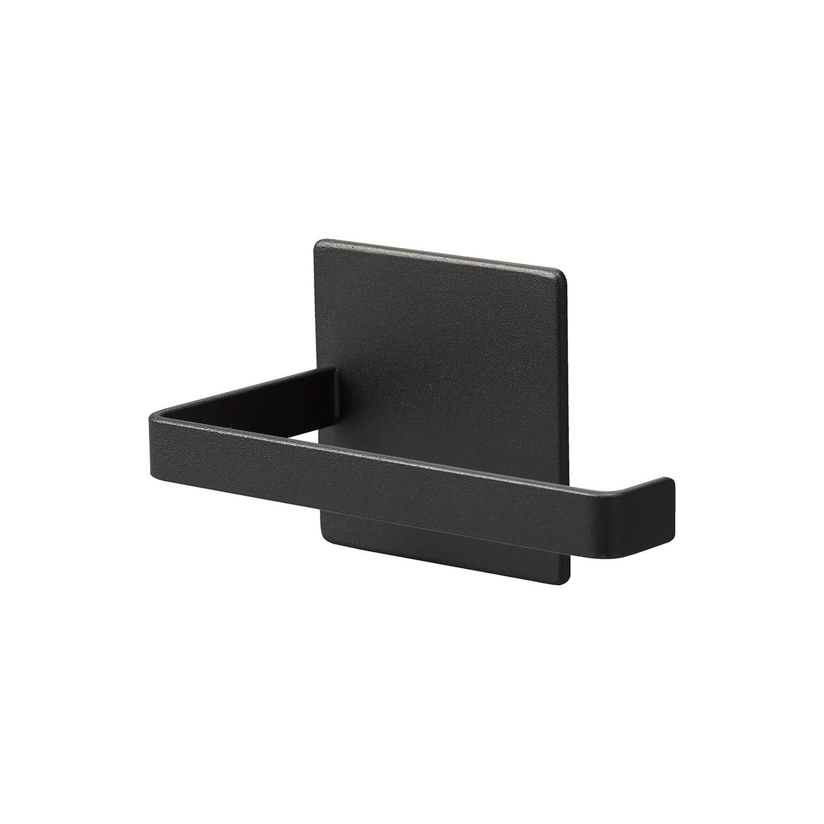Yamazaki Nooks Magnetic Toilet Paper Holder, Small Holder That Sticks by Magnet to a Steel Wall or Cart and Holds a Standard Toilet Roll Up to 13 cm Across, Use It Upright or Sideways, Holds 350 g, 14 x 7.2 x 7.5 cm and 160 g, White or Black