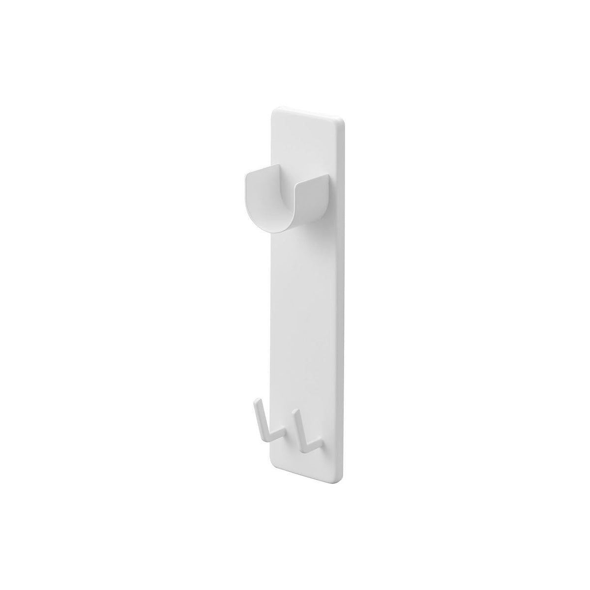 Yamazaki Tower Wall Pole Holders Set of 2, Set of 2 Wall Pole Holders Fixed With Plasterboard Pins That Carry Your Own Drying Pole up to 3.5 cm for Indoor Drying, Holds 5 kg Each, 5 x 3.8 x 23 cm each and 320 g, White or Black