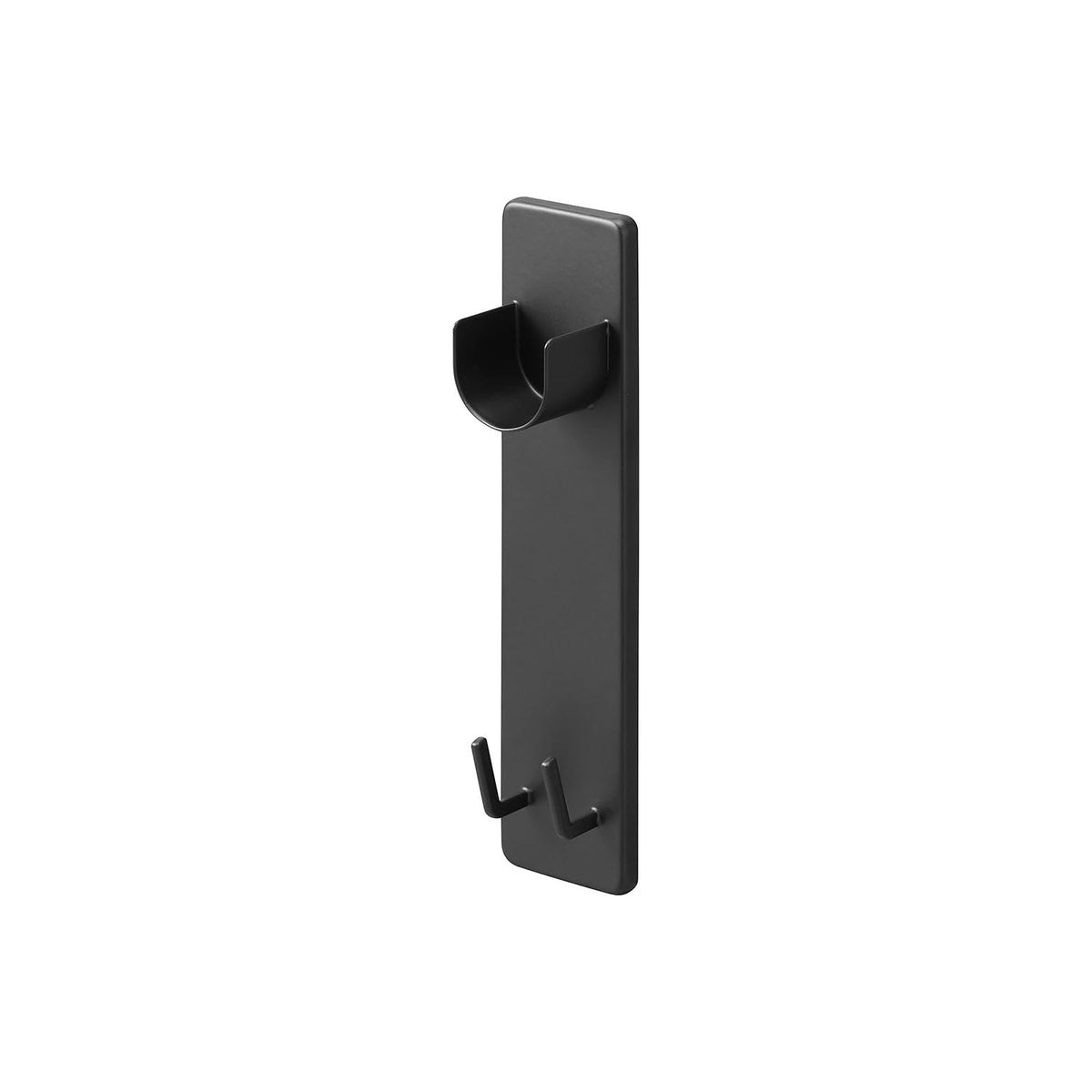 Yamazaki Tower Wall Pole Holders Set of 2, Set of 2 Wall Pole Holders Fixed With Plasterboard Pins That Carry Your Own Drying Pole up to 3.5 cm for Indoor Drying, Holds 5 kg Each, 5 x 3.8 x 23 cm each and 320 g, White or Black