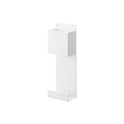 Yamazaki Smart Plasterboard Console Storage, Two-Part Wall Holder That Floats a Game Console and Accessories With Cables Still Connected, Console Holder Holds 3 kg, 17.5 x 6 x 10.6 cm and 8 x 4.8 x 25 cm and 900 g, White or Black