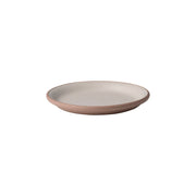 KINTO MUI Porcelain Plate 160 mm, MUI Porcelain Plate 160 mm in Sand Beige or Brown, Microwave and dishwasher safe, Made in Japan, 16 x 16 x 2 cm and 250 g, Sand Beige or Brown