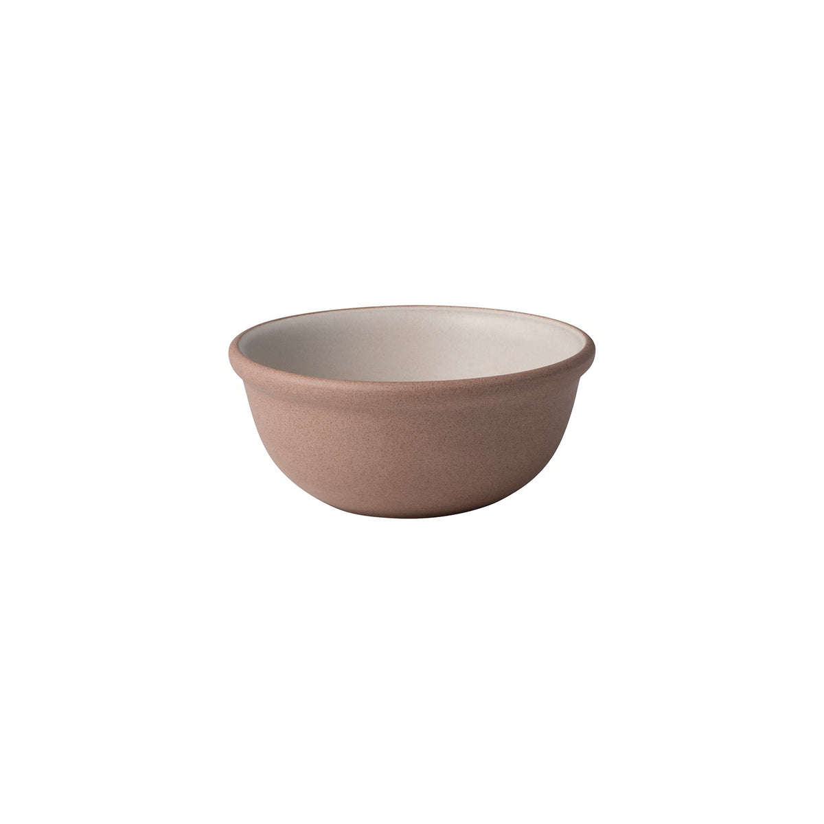 KINTO MUI Porcelain Bowl 135 mm, MUI Porcelain Bowl 135 mm in Sand Beige or Brown Holding 420 mL, Microwave and dishwasher safe, Made in Japan, 13.5 x 13.5 x 6 cm and 310 g, Sand Beige or Brown