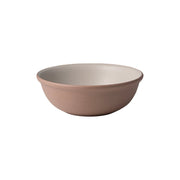 KINTO MUI Porcelain Bowl 180 mm, MUI Porcelain Bowl 180 mm in Sand Beige or Brown Holding 880 mL, Microwave and dishwasher safe, Made in Japan, 18 x 18 x 7 cm and 600 g, Sand Beige or Brown