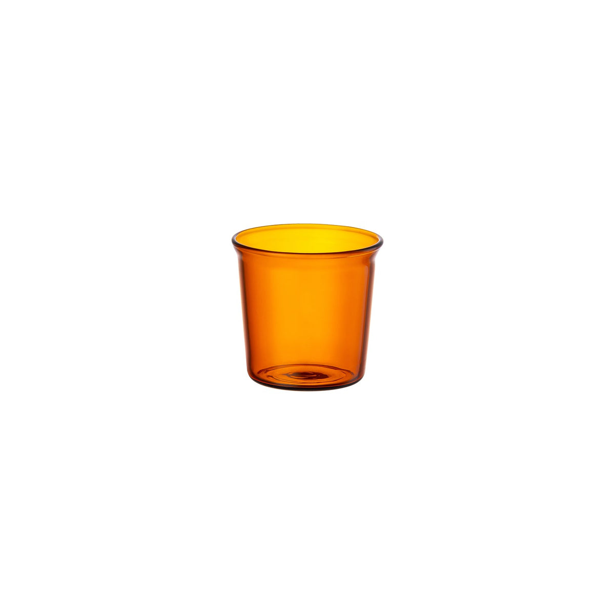 KINTO CAST AMBER Glass 180 mL, Amber Heat-Resistant Glass 180 mL for juice or tea, Rated for Hot Water, Microwave and Dishwasher Safe, Made in China, 7.5 x 7.5 x 7 cm and 70 g, Amber