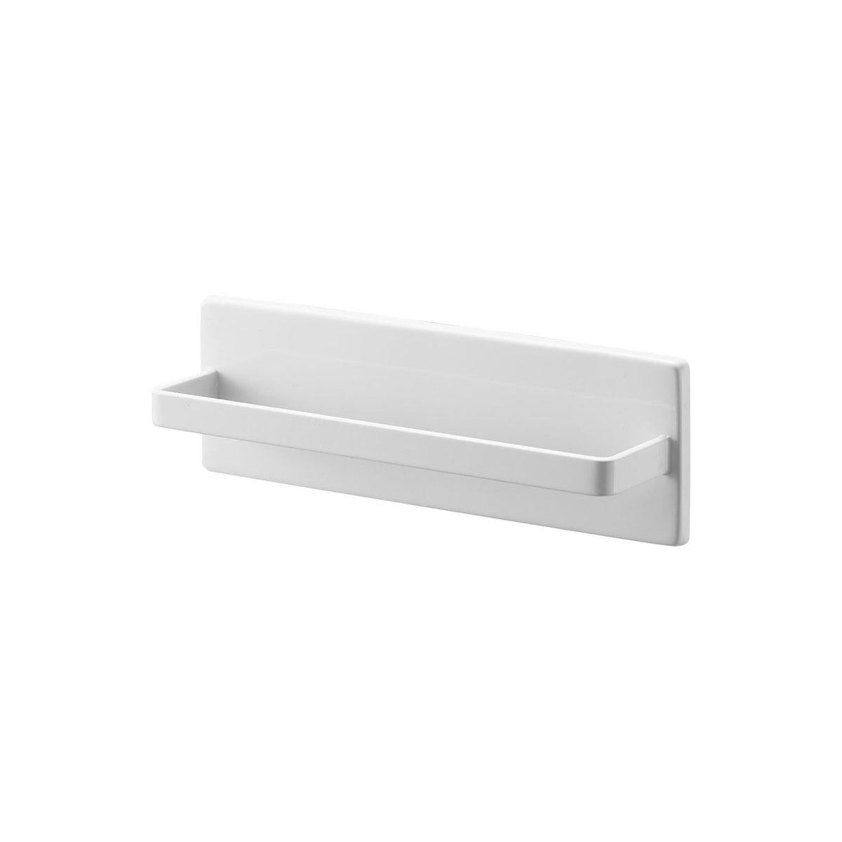 Yamazaki Tower Film-Hook Kitchen Towel Hanger, Bar That Sticks to a Kitchen Panel, Tile or Glass Refrigerator Door by Film Hook, Holds 2 kg, 18 x 4.5 x 6 cm and 205 g, White or Black