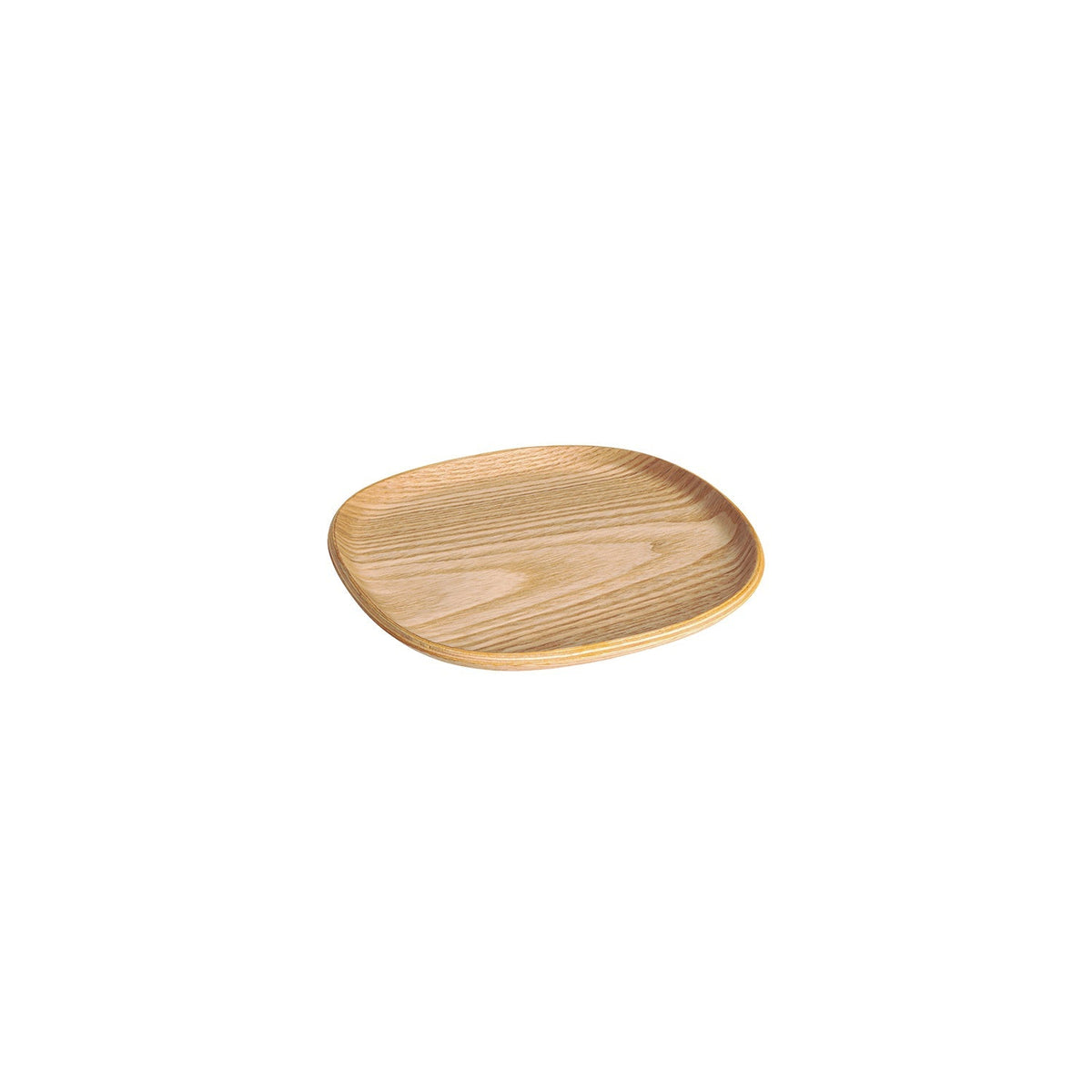KINTO UNITEA Willow Non-Slip Saucer 125 mm, UNITEA Willow Non-Slip Saucer 125 mm, Willow Wood With a Non-Slip Finish, Wipe Clean and Do Not Soak, Not Dishwasher Safe, Made in China, 12.5 x 12.5 x 1 cm and 50 g, Willow