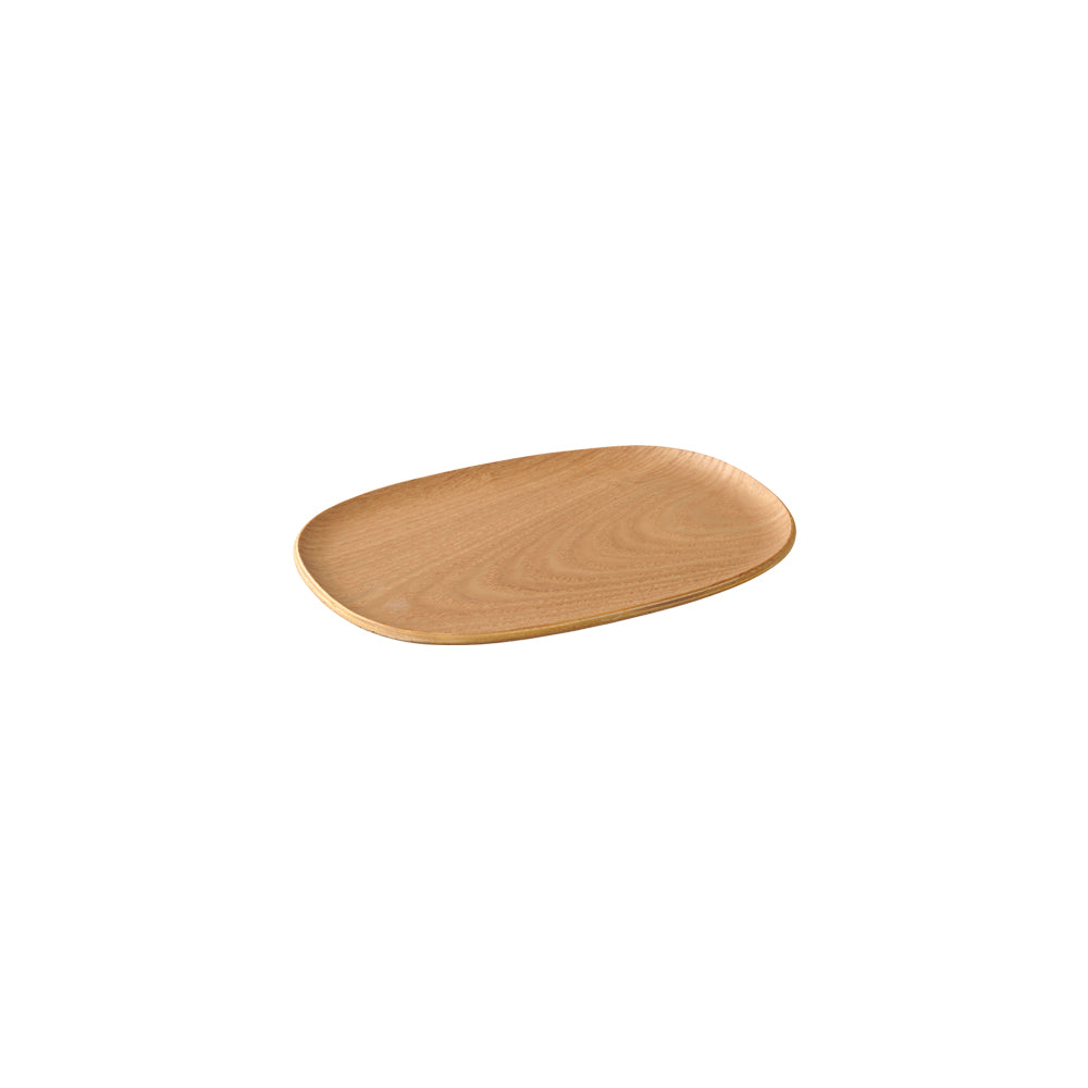 KINTO UNITEA Synthetic Lacquerware Non-Slip Tray, UNITEA Synthetic Lacquerware Non-Slip Tray In Willow, Hand wash only, not dishwasher safe, Made in China, 21 x 14.5 x 1.2 cm and 90 g, Willow
