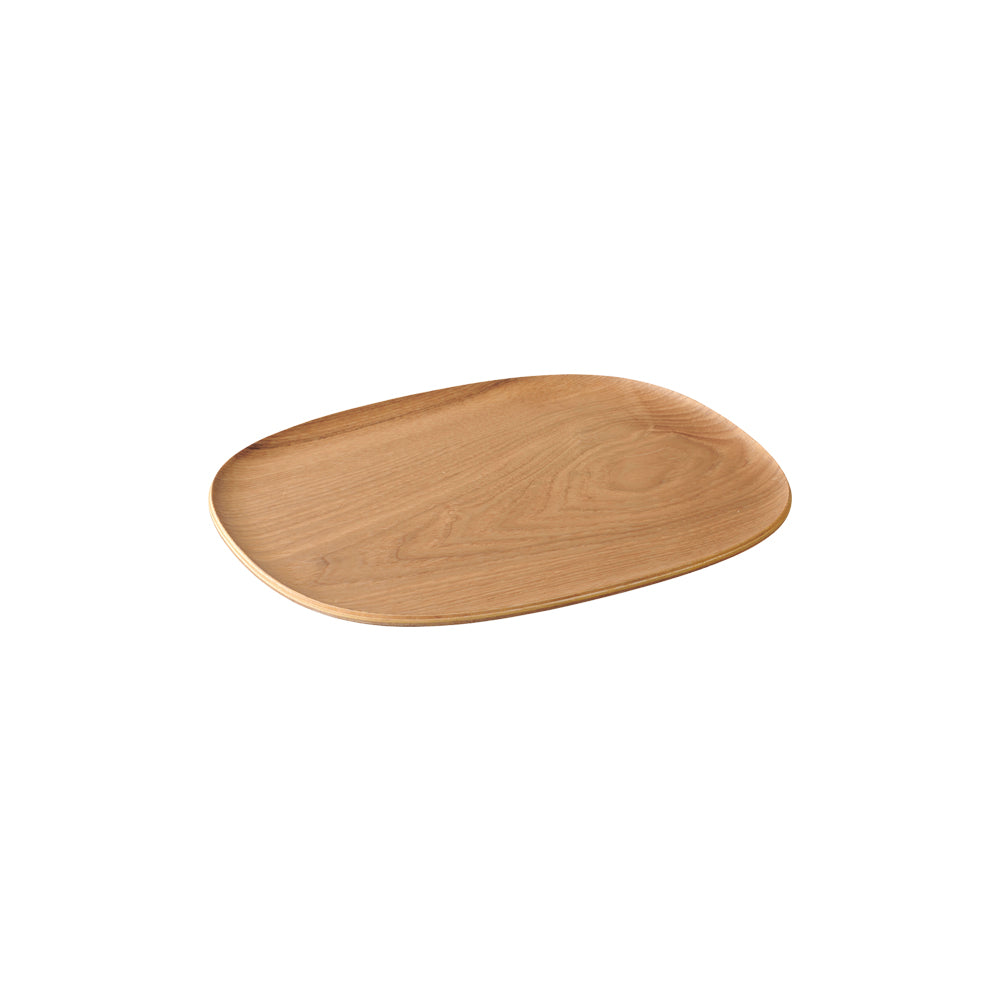 KINTO UNITEA Synthetic Lacquerware Non-Slip Tray, UNITEA Synthetic Lacquerware Non-Slip Tray In Willow, Hand wash only, not dishwasher safe, Made in China, 26.5 x 21.5 x 1.2 cm and 160 g, Willow